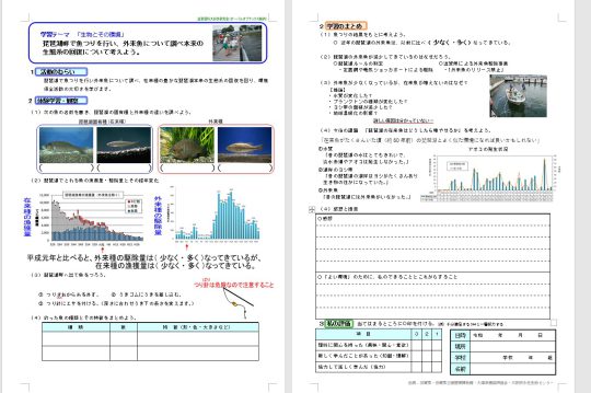 外来魚しらべ　学習ノート